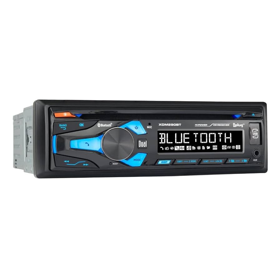Amazon.com: Dual XDM290BT Single Din Am/fm Cd Player With